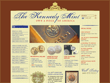 Tablet Screenshot of kennedymint.net